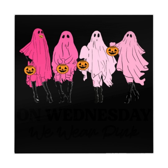 Breast Cancer On Wednesday We Wear Pink Halloween Mahjong Mats