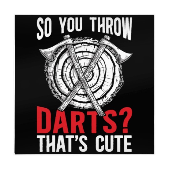 Axe Throwing So You Throw Darts Bullseye Chopping Mahjong Mats