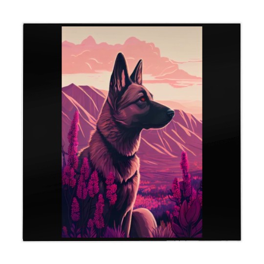 Belgian Malinois Nature Mahjong Mats