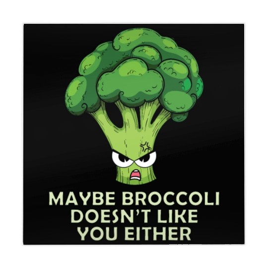Maybe broccoli doesnt like you either Mahjong Mats