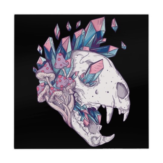 Crystal Cat Skull Mahjong Mats