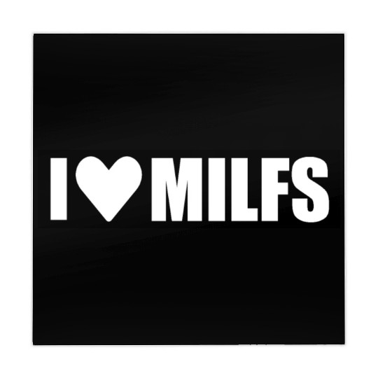 i love milfs black design Mahjong Mats