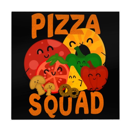 Pizza Squad Pizza Ingredients For Pizza Lover Mahjong Mats