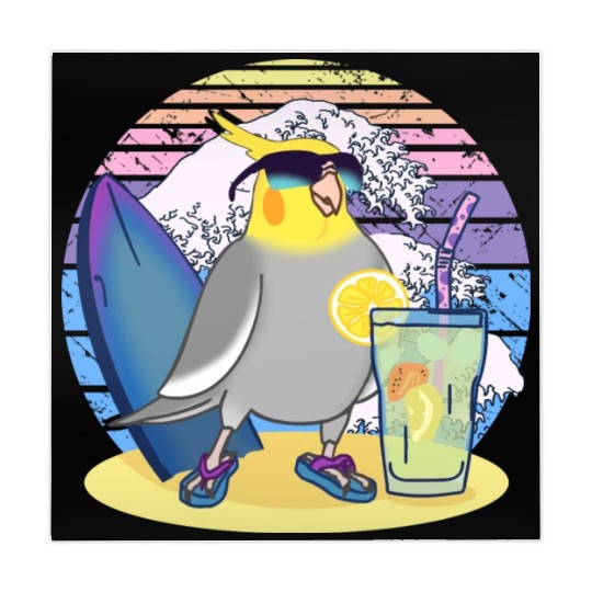 Summer Cockatiel Mahjong Mats
