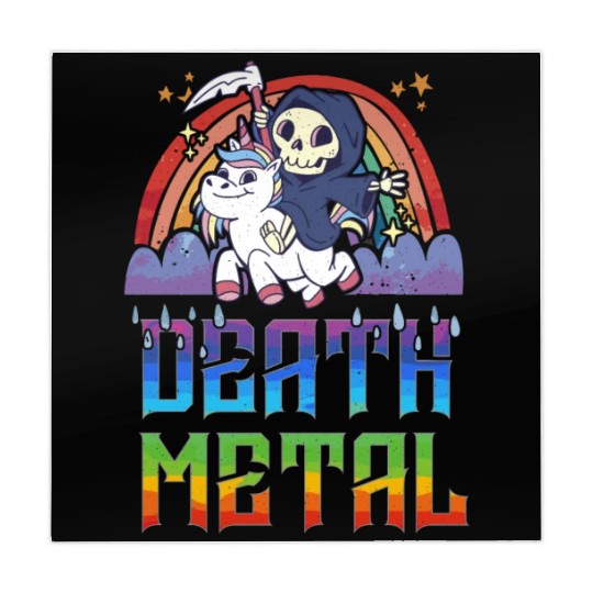 Death Metal & Unicorn Rainbow Mahjong Mats
