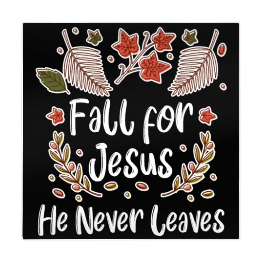 Fall For Jesus, He Never Leaves Mahjong Mats