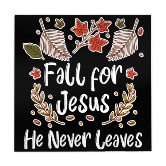 Fall For Jesus, He Never Leaves Mahjong Mats