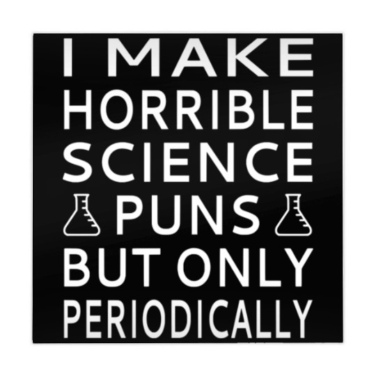 I Make Horrible Science Puns But Only Periodicalll Mahjong Mats