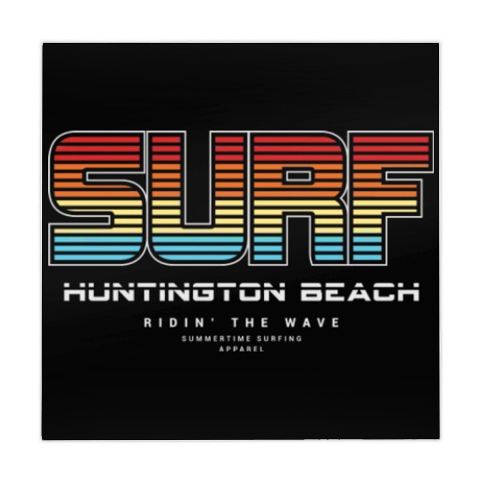 Surf in Huntington Beach nature Mahjong Mats