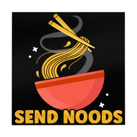 Send Noods Funny Ramen Noodle Lover Food Pun Mahjong Mats