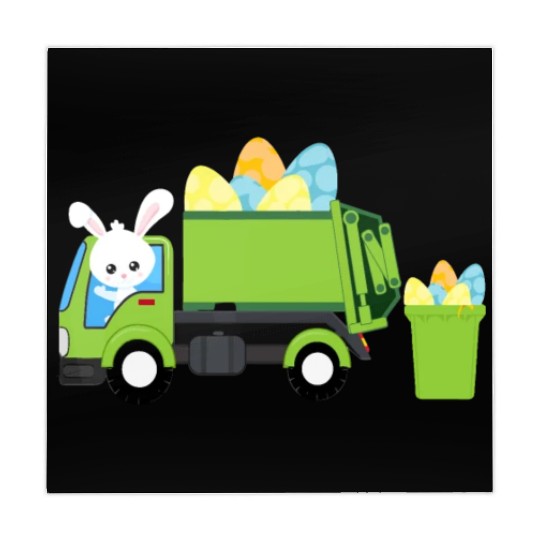 Garbage Truck Easter Bunny Egg Hunt Toddler Kids B Mahjong Mats