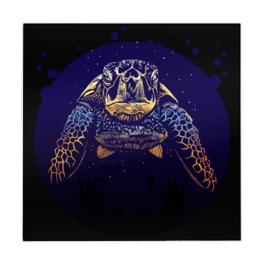 Sea Life - Colorful Sea Turtle Mahjong Mats