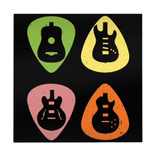 Guitar plectrum Mahjong Mats