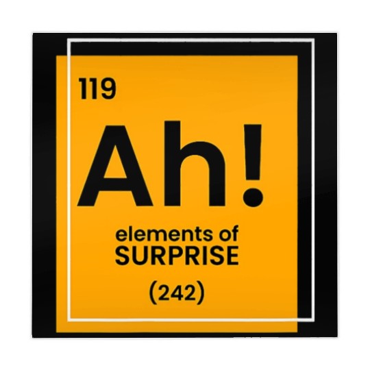 Ah Element of surprise funny Chemist merch funny c Mahjong Mats