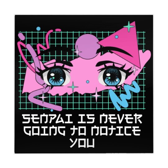 Senpai Is Never Going to Notice You Anime Funny Ma Mahjong Mats