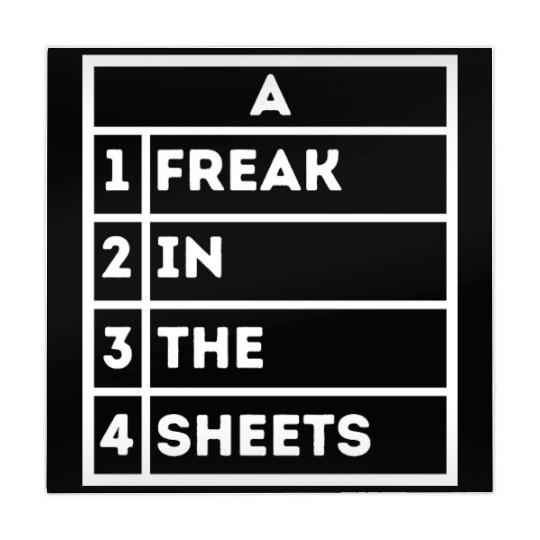 Freak In The Sheets Excel Sheet Spreadsheet Funny Mahjong Mats
