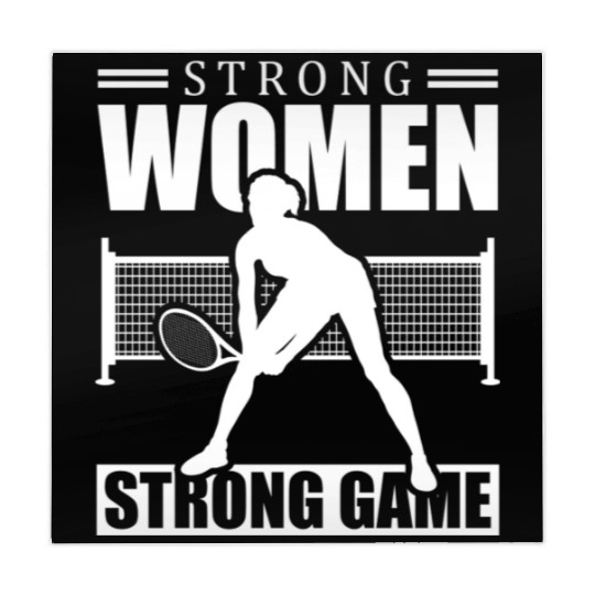 Strong Women Strong Game Racket Sports Athlete Mahjong Mats