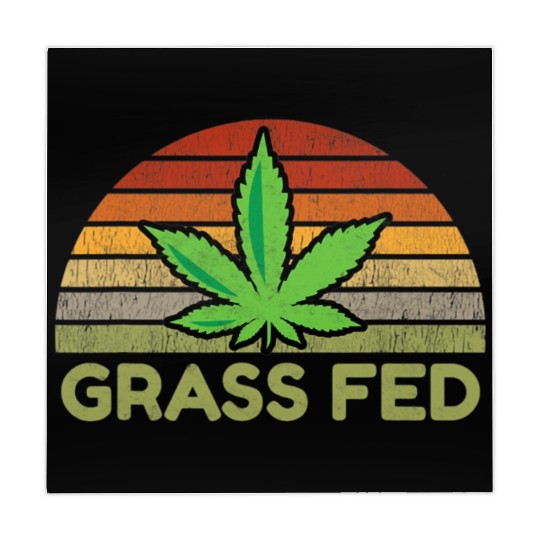 Grass Fed Hemp Farmer Weed Cannabis Marijuana Mahjong Mats
