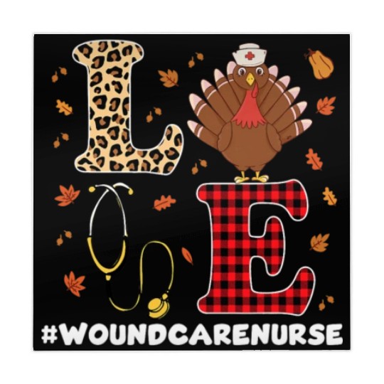 Great Wound Care Nurse Thanksgiving Design Mahjong Mats