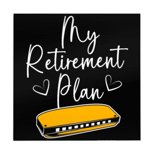 Harmonica Funny Retirement Plan For Adults Mahjong Mats