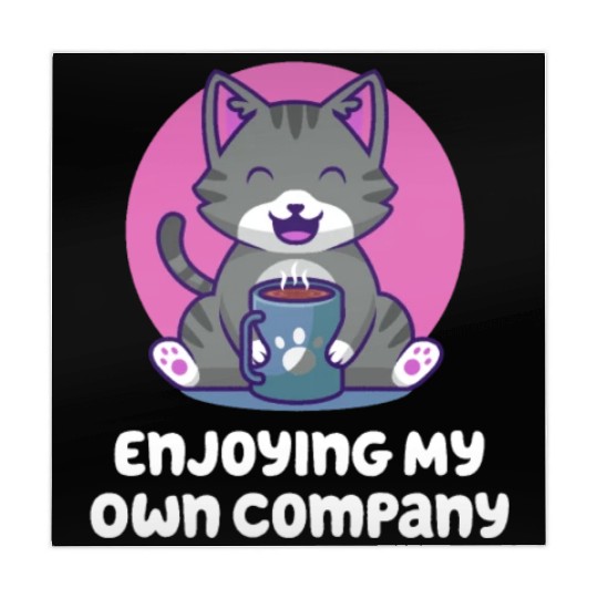 Enjoying My Own Company Sarcastic Introvert Sarcas Mahjong Mats