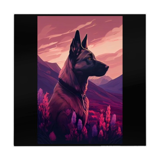 Belgian Malinois Nature Mahjong Mats