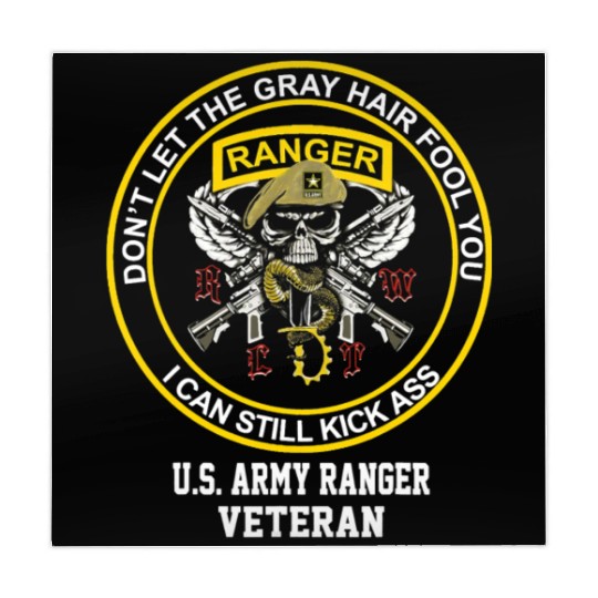 Funny Retired US Army Ranger Veteran USA Military Mahjong Mats