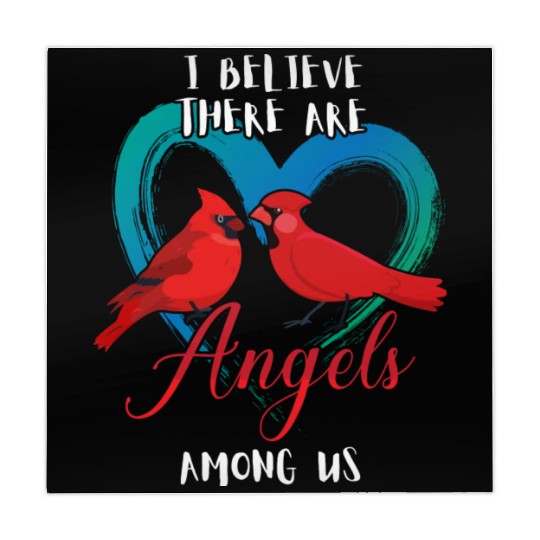 I Believe There Are Angels Among Us Cardinal Bird Mahjong Mats