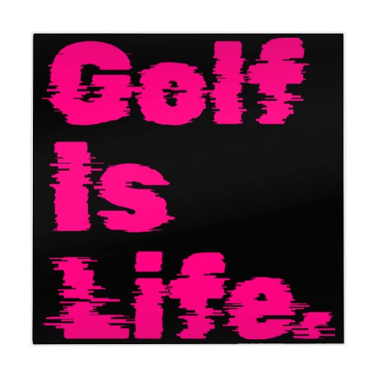 Golf Is Life, Hot Pink, Golfer, I Like Golf Mahjong Mats