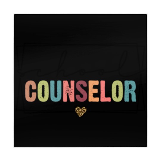 School Counselor Guidance Teacher Leopard Heart137 Mahjong Mats