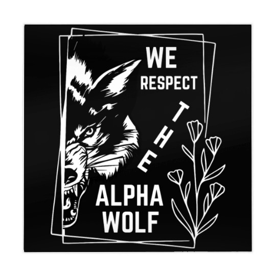 We Respect The Alpha Wolf Mahjong Mats