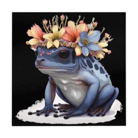 Cute Poison Dart Frog Flower Crown Amphibian Lover Mahjong Mats