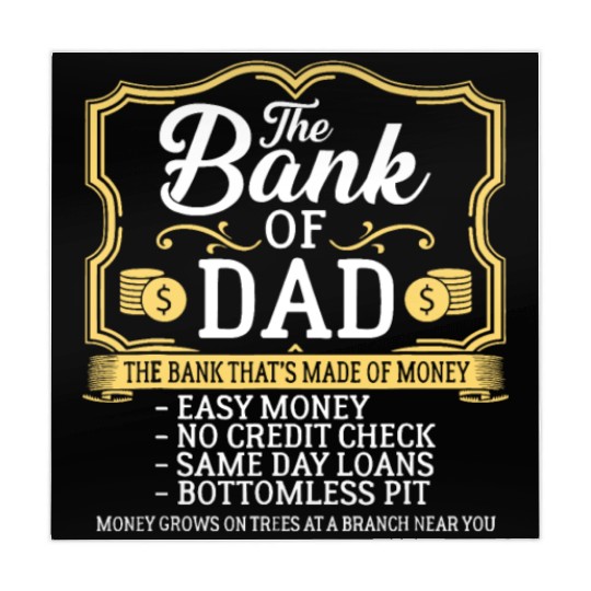 The Bank Of Dad Money Grows On Trees Father's Daye Mahjong Mats