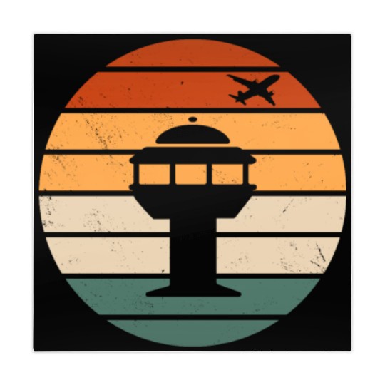 Retro Air Traffic Control Tower Mahjong Mats