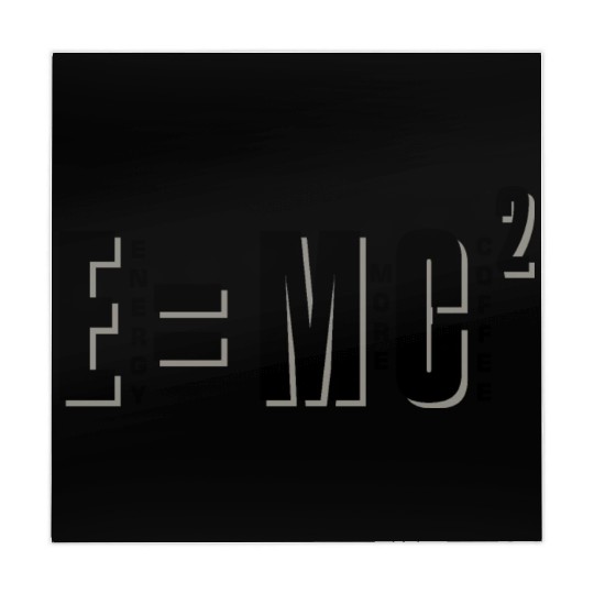 Energy Equals To Milk Times Coffee Square Physics Mahjong Mats