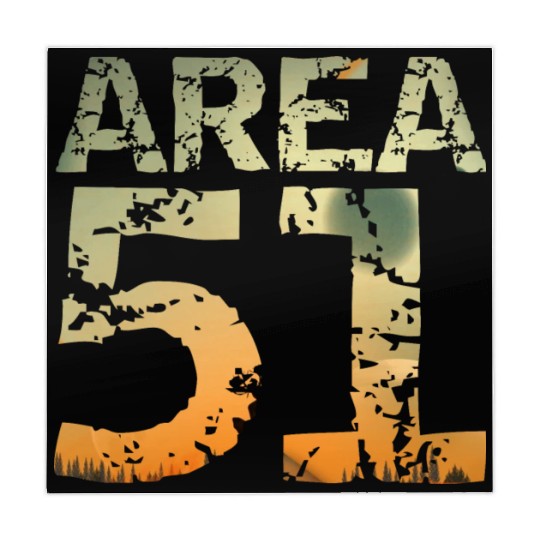 Area 51 UFO Design Mahjong Mats