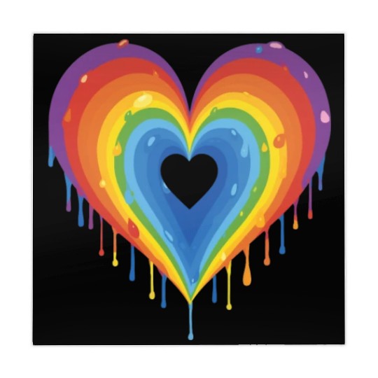 Embrace LGBT Pride: Rainbow Heart, Gay, Lesbian, Mahjong Mats