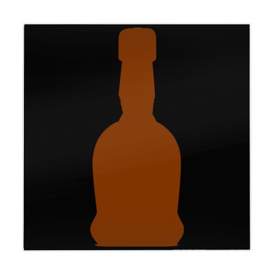 Liquor Bottle Vector Single Color Mahjong Mats