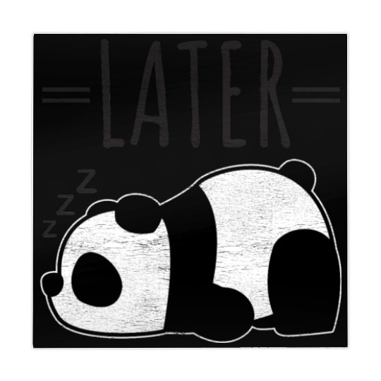 Panda Lover Sleeping Baby Panda Procrastinator Mahjong Mats