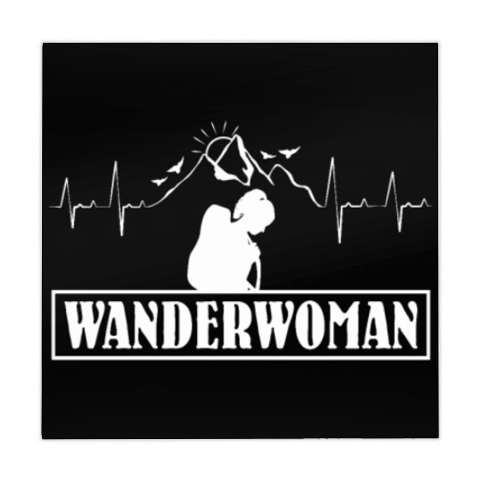 Wanderwoman Mountaineering Hiking Women Mahjong Mats