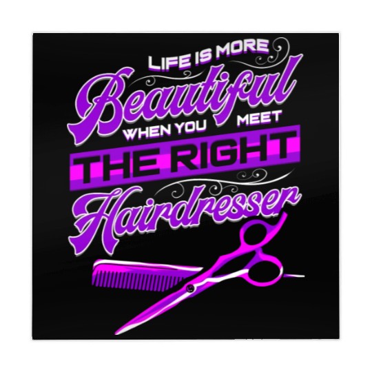 Hairdresser People Beautiful Barber Hairstylist Mahjong Mats