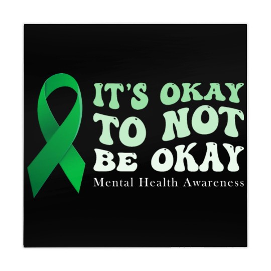 its okay to not be okay Mental Health Awareness Mahjong Mats