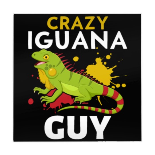 Crazy Iguana Owner Bearded Dragon Reptile lover Mahjong Mats