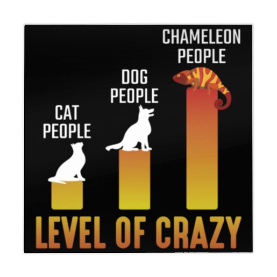 Crazy Chameleon Lover Herpetologist Reptile Owner Mahjong Mats