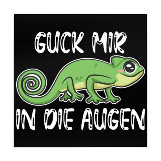 Cute chameleon animal lover Mahjong Mats