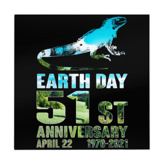 Earth Day 51st Anniversary April 22 Iguana Lover Mahjong Mats
