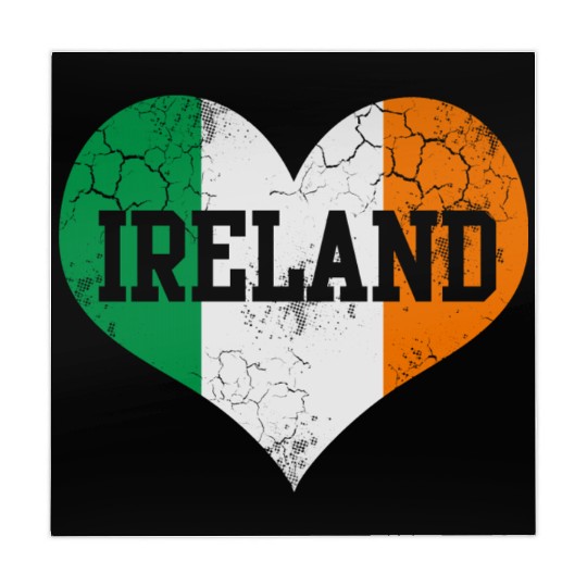 Ireland Flag Heart Irish St Patrick s Day Mahjong Mats