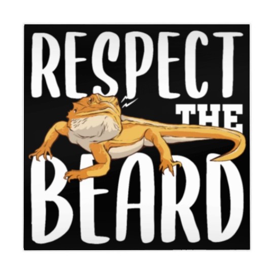 RESPECT THE BEARD Gifts Reptile Lover Keeper Mahjong Mats