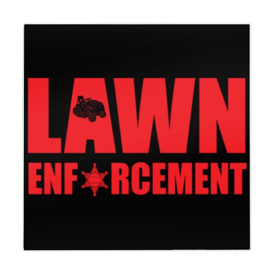 Funny Lawn Enforcement Outfit Grass Cutting Mahjong Mats