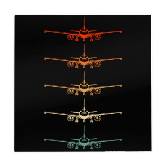 Airplane Flying Airline Aviation Vintage Mahjong Mats